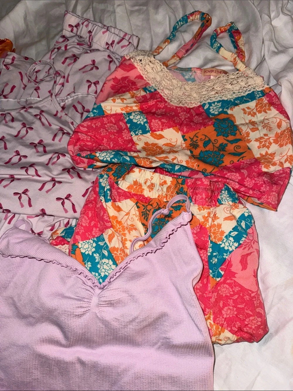 Women’s Pink Cherry-Print Sleep Cami - Soft Pink lot